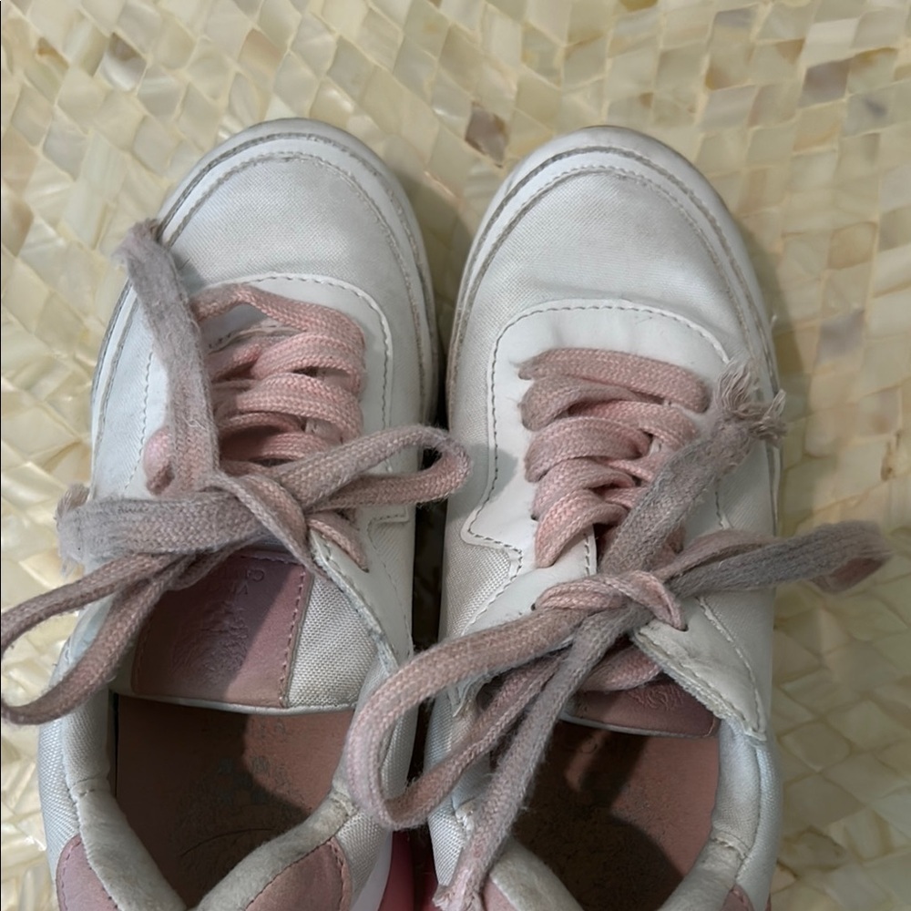 White and Pink Sneakers by Vince Camuto - Picture 4 of 9